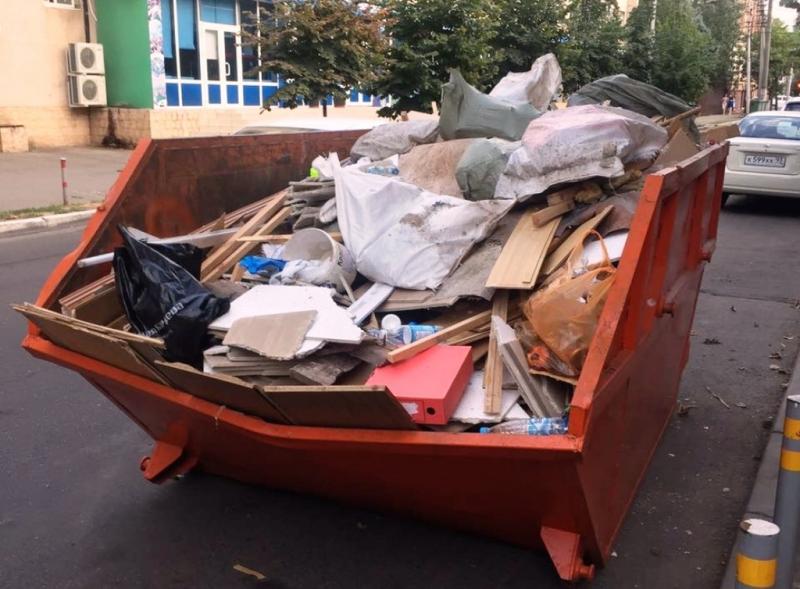 Вывоз мусора бункер